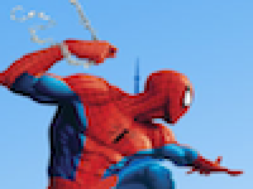 Springen met Spiderman