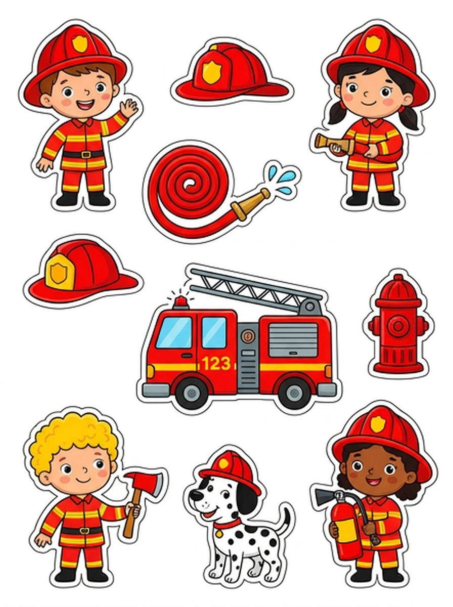 Brandweer kleurplaten