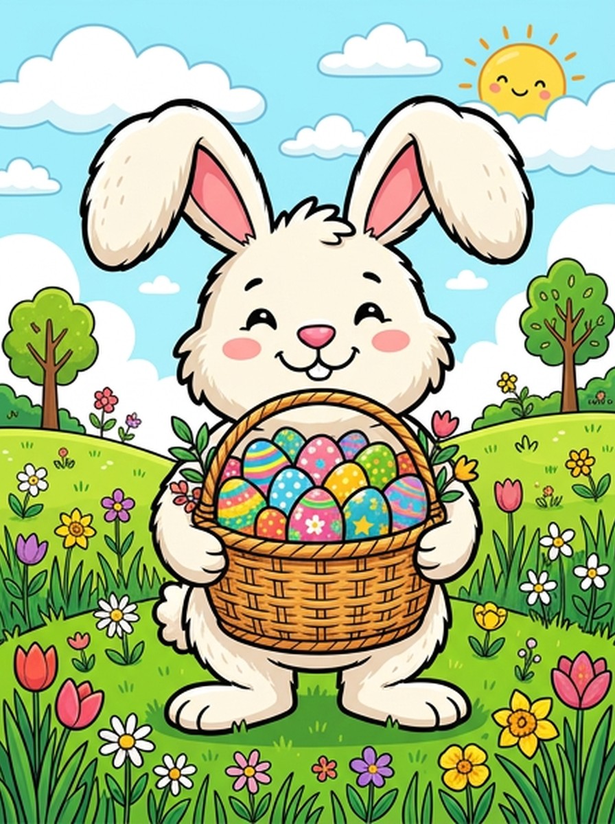 Pasen kleurplaten