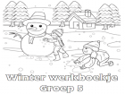 Winter Werkboekje Groep 5 — gratis werkboekje PDF